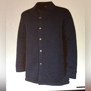 Charles River Apparel fleece snap shacket